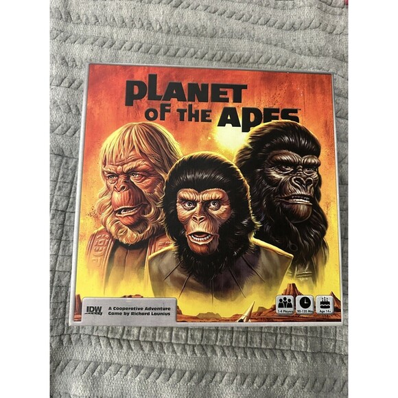 Planet Of The Apes Board Game Age 14+ 1-4 Players IDW Richard Launius Nice New - Picture 1 of 8